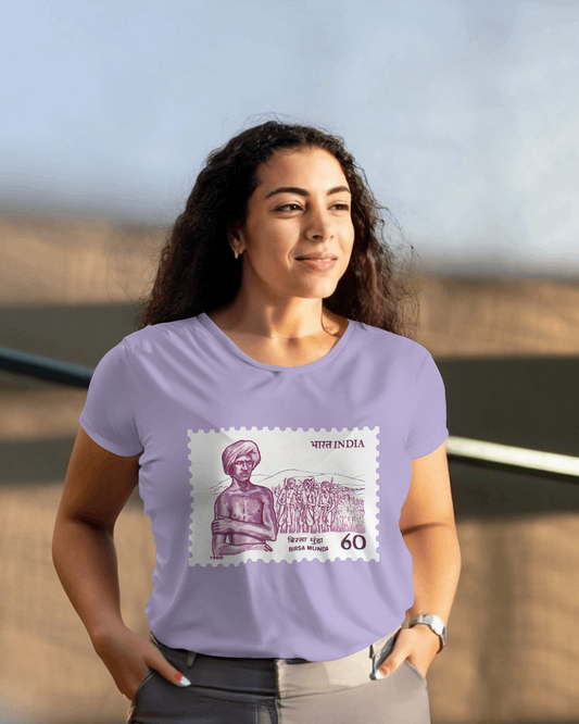 Birsa Munda - 1988, India Post (Unisex Round-neck T-shirt)